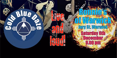 Cold Blue Daze rocking Ronnie's!