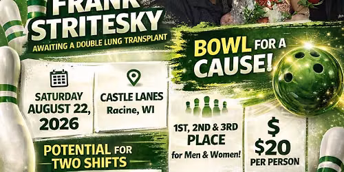 9-Pin Tap Bowling Benefit for Frank Stritesky