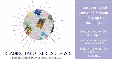 Learn to Read Tarot Series: Class 1
