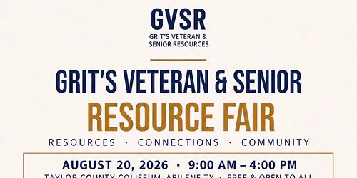 GRITs Veteran & Senior Resources Fair