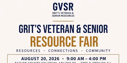 GRITs Veteran & Senior Resources Fair