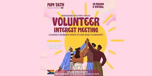 FriendZoned Volunteer Interest Meeting - In Person & Virtual