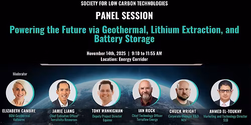Powering the Future via Geothermal, Lithium Extraction, and Battery Storage