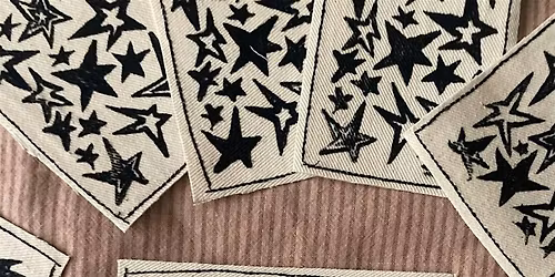 MAKE YOUR OWN PATCH - CLOTHING DIY  - LINO PRINTING