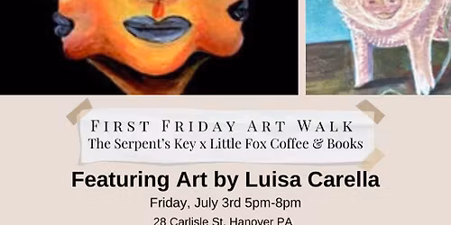 First Friday Art Walk Featuring Luisa Carella 