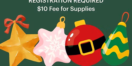 Ceramic Ornament Workshop with Normal Prinsloo *REGISTRATION REQUIRED*