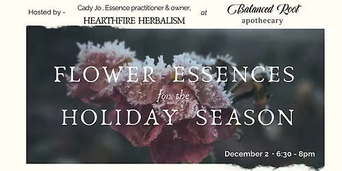 Flower Essences for the Holiday Season