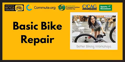 Basic Bike Repair Class (Commute.org + TA + C\/CAG)