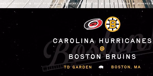 Boston Bruins at Carolina Hurricanes at Lenovo Center