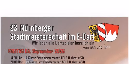 23.N\u00fcrnberger Stadtmeisterschaft im E-Dart \ud83c\udfaf