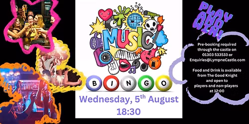 Music Bingo At The Castle
