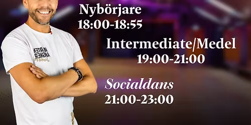 KURSSTART 19 JANUARI | Urban Kiz | M\u00e5rten Angner | Nyb\u00f6rjare + Medel | Socialdans