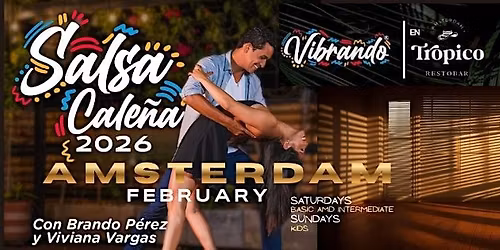 SALSA CALE\u00d1A LESSONS IN AMSTERDAM with BRANDO & VIVIANA