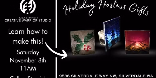 Holiday Hostess Gift Glass Art Workshop