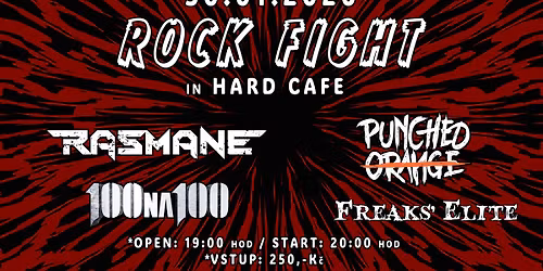 ROCK FIGHT in Hard Cafe [ Rasmane \/ Punched Orange \/ 100na100\/ Freaks Elite ]