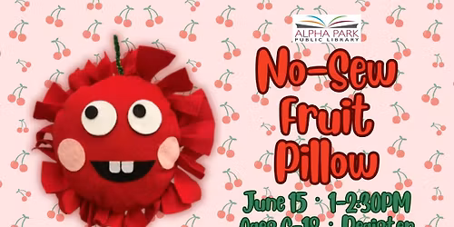 No-Sew Fruit Pillow