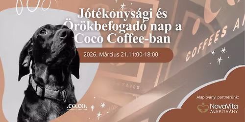J\u00f3t\u00e9konys\u00e1gi \u00e9s \u00d6r\u00f6kbefogad\u00f3 nap a Coco Coffee-ban \ud83d\udc36\ud83d\udc3e