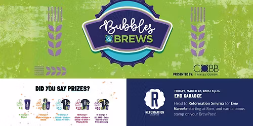 Bubbles & Brews Event + Emo Karaoke