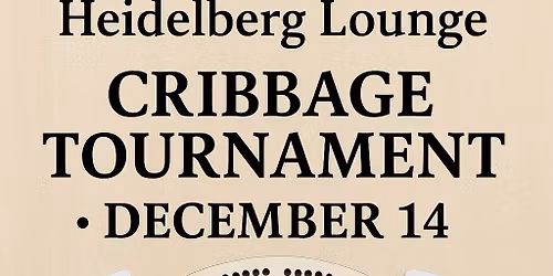 CRIBBAGE TOURNAMENT 