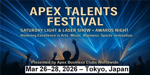Saturday \u2013 The Apex Awards Gala Night in Tokyo, Japan