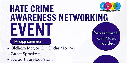 CWTC Hate Crime Awareness Networking Event