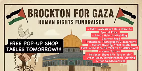 Brockton for Gaza Human Rights Fundraiser 