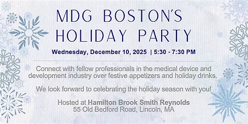 MDG Boston Holiday Party