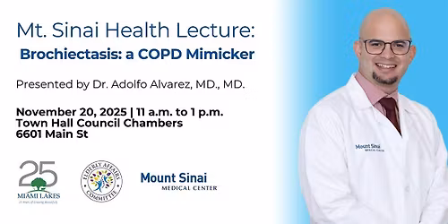 Mt. Sinai Health Lecture: Brochiectasis: a COPD Mimicker