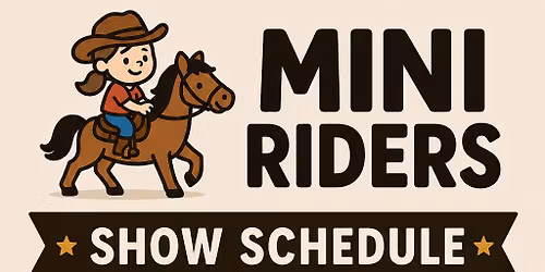 June 5th Mini Riders show