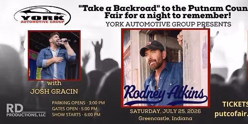 York Automotive presents Rodney Atkins, Josh Gracin and Jake Dodds at the Putnam County Fair