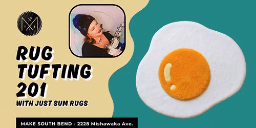 Rug Tufting 201: Make an egg!