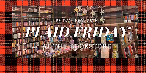 Plaid Friday at the bookstore