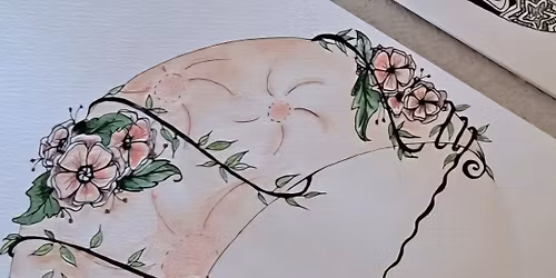 Spring Full Moon; Doodle Night at the Greenhouse