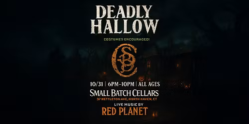 Halloween Bash at Small Batch Cellars ft. Red Planet