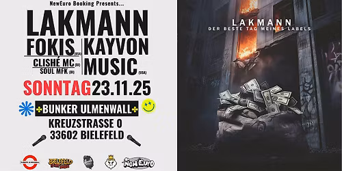 Lakmann, Kayvon Music, Fokis, Live in Bielefeld, Germany