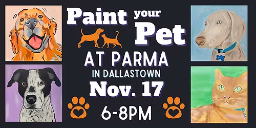 Paint Your Pet Paint Night
