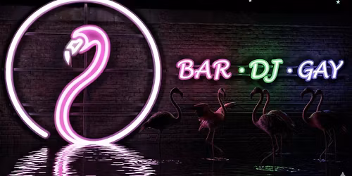 Flamingo pre summer party p\u00e5 Teaterbaren