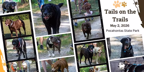 LRGR's 8th Annual Tails on the Trails Dog Walk (In-Person AND Virtual)