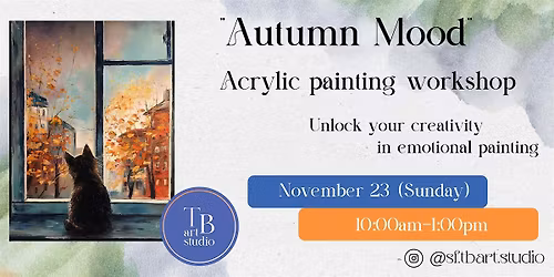 Paint Sip Acrylic Painting Workshop "Autumn Mood"