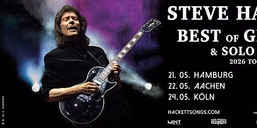 Steve Hackett | Best of Genesis & Solo Gems 2026 Tour | Hamburg