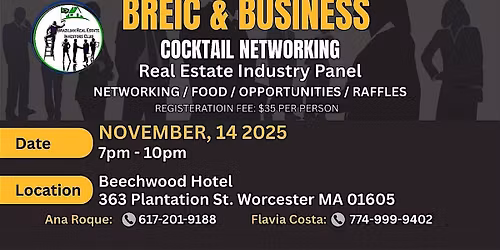 BREIC & Business Cocktail Networking - Real Estate Industry Panel