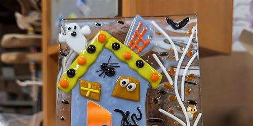 Haunted House Light up display Fused Glass Workshop - Waterford