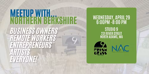 Northern Berkshire MEETUP: April at Studio 9