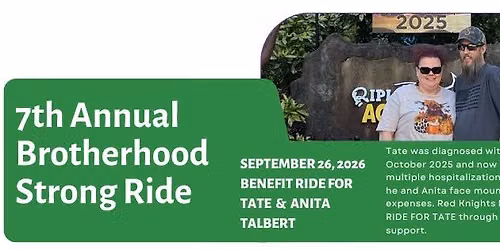 7th Annual Brotherhood Strong Ride