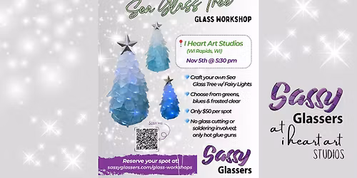 Sea Glass Tree with Sassy Glassers