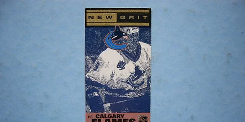 Vancouver Canucks at Calgary Flames at Scotiabank Saddledome