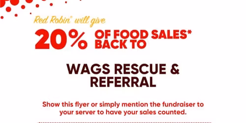Dine & Donate for Wags @ Red Robin