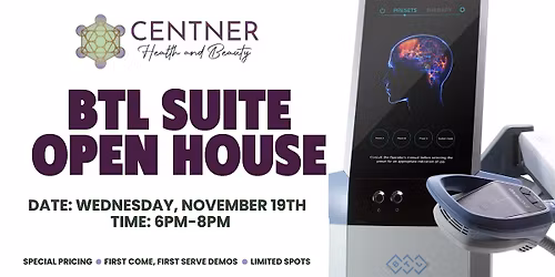Step Inside the Future of Wellness: BTL Open House at Centner Wellness