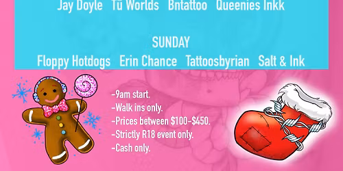 2025 Christmas Tattoo Flash Weekend