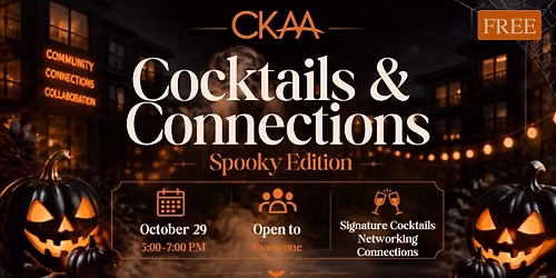 Cocktails & Connections: Spooky Edition